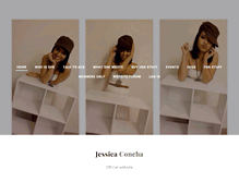 Tablet Screenshot of jessicaconcha.com